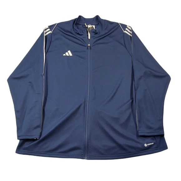 Adidas Tiro 23 Track Jacket Womens‎ 4X Plus Size Team Navy Blue Zip-up $55 - Picture 1 of 9
